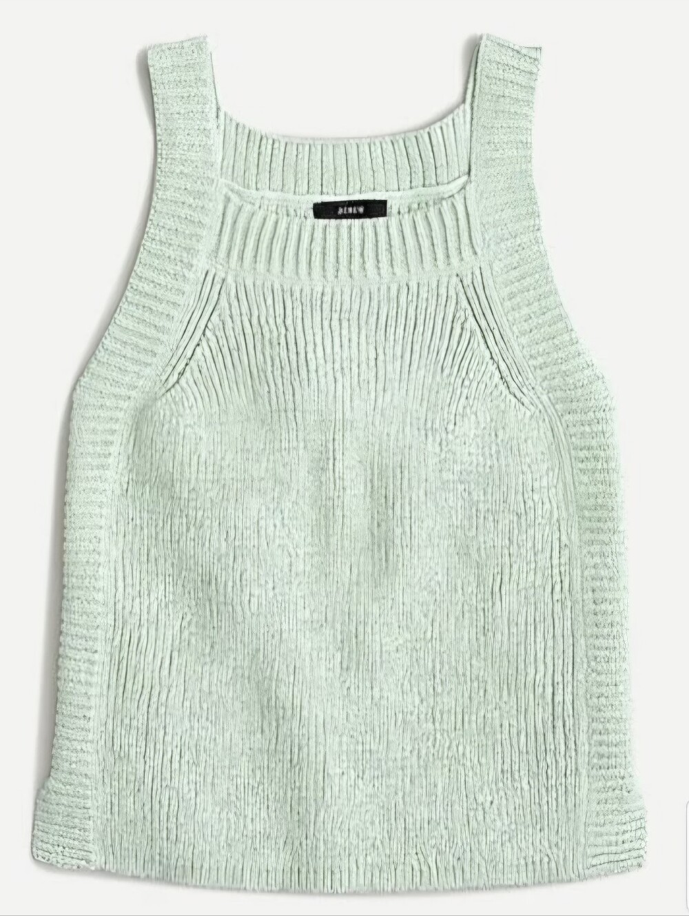 J. Crew Point Sur Mint Pastel Mint Green Knit Sweater Tank Top Sz XL